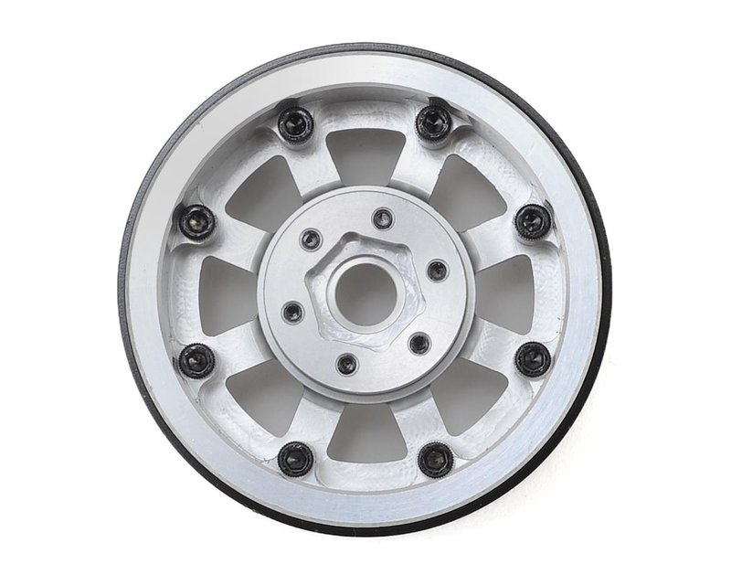 SSD RC Assassin 1.9 Beadlock Crawler Wheels (Silver) (2)