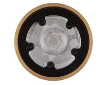 Load image into Gallery viewer, SSD RC SCX24 1.0” Aluminum / Brass D Hole Beadlock Wheels (Silver) (2)