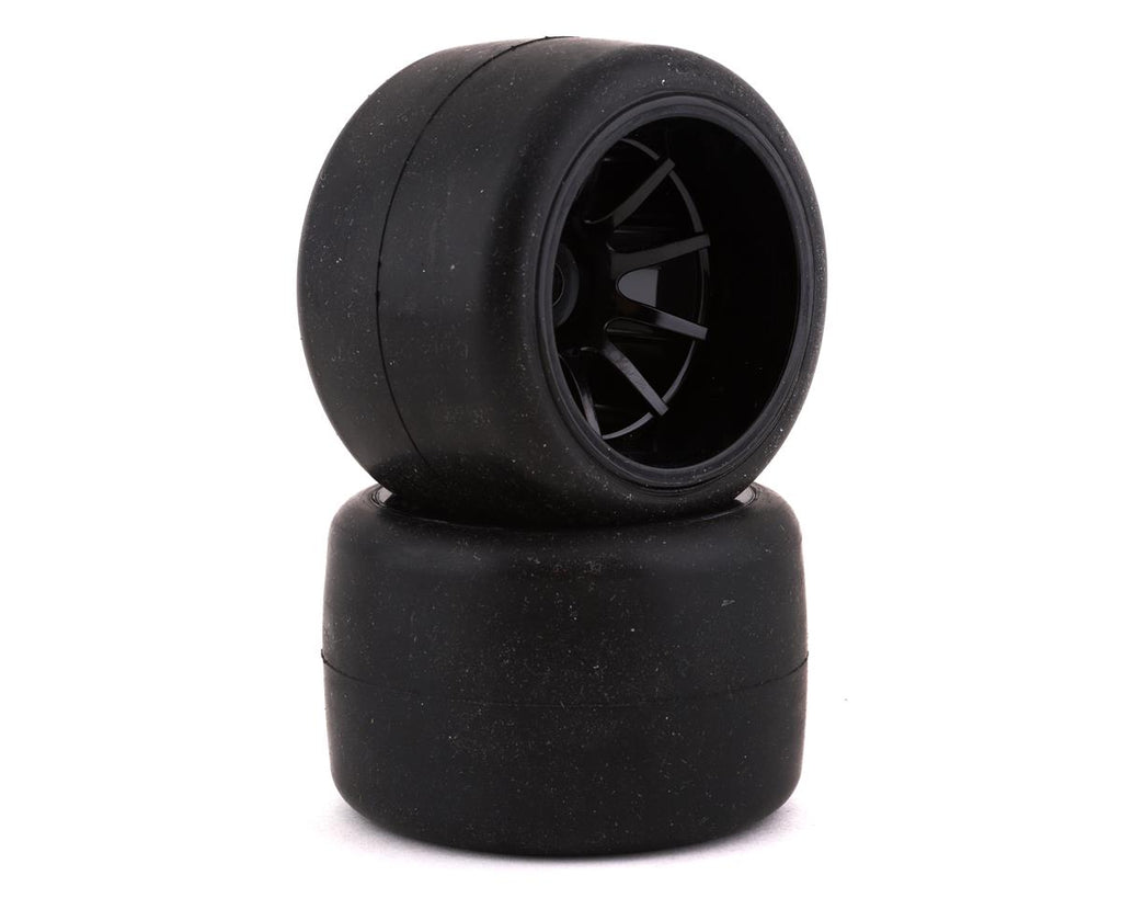 Sweep F1 EXP Pre-Mounted Rear Rubber Tires (Black) (2) (Soft) w/14mm Hex
