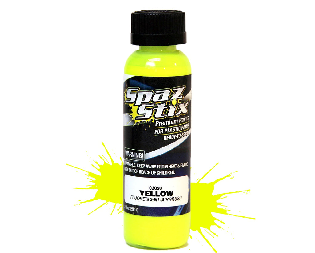 Spaz Stix "Yellow" Fluorescent Paint (2oz)