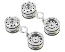 Load image into Gallery viewer, Tamiya TT-01 Type-E Racing Truck Wheels (Matte Chrome) (4) w/12mm Hex