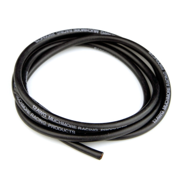 Super Flexible High Current Silicon Wire 12 AWG Black 100cm