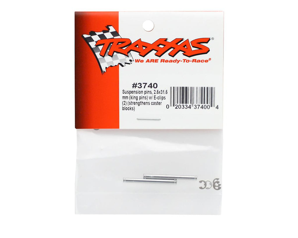 Traxxas Suspension King Pins w/ E-Clips (2)