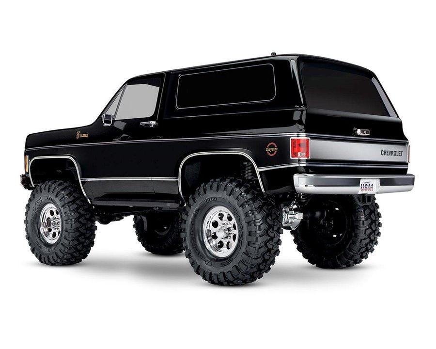 Traxxas TRX-4 1/10 Trail Crawler Truck w/'79 Chevrolet K5 Blazer Body (Black) w/TQi 2.4GHz Radio