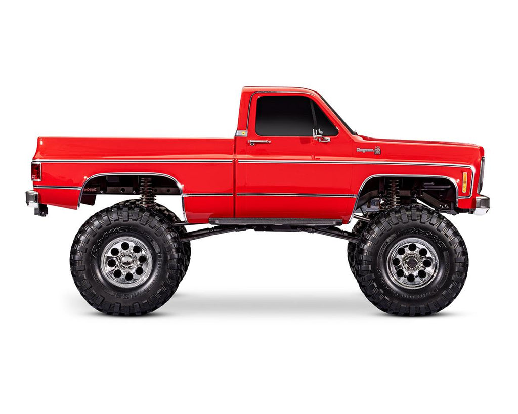 Traxxas TRX-4 1/10 High Trail Crawler Truck w/'79 Chevrolet K10 Truck Body (RED) w/TQi 2.4GHz Radio