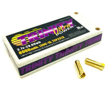 Load image into Gallery viewer, 1S 3.7v 8000mah 130C Ultra Power Lipo Pack Battery, w/ 5MM Bullets