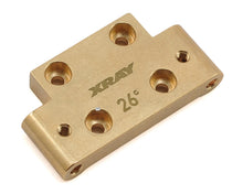Load image into Gallery viewer, Xray XB2 26° Brass Front Lower Arm Mount