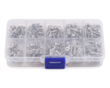 Load image into Gallery viewer, Yeah Racing 3mm Stainless Steel Screw Set w/Case (400) (Flat Head/Button Head)