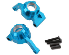 Load image into Gallery viewer, Yeah Racing Tamiya TT-02B Aluminum Rear Hubs (Blue) (2)