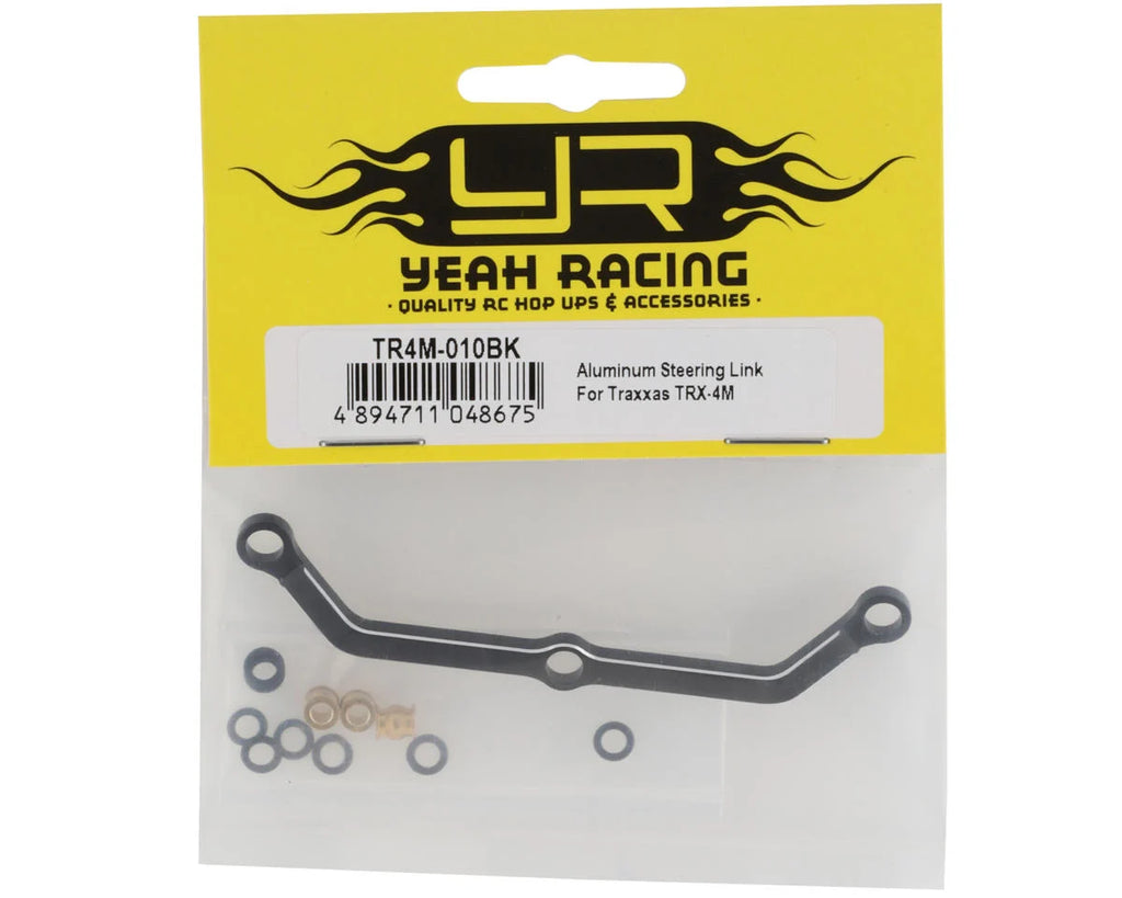 Yeah Racing Traxxas TRX-4M Aluminum Steering Link (Black)